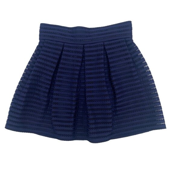 Freestyle Revolution Juniors Size M Punk Party Skirt Eyelet Navy Blue NWT - Picture 1 of 10